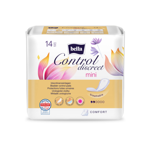 Bella Control Discreet inkontinenční vložky Mini, 14 ks