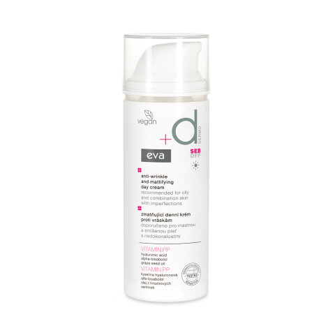 EVA DERMO SEB OFF zmatňující denní krém proti vráskám, 50 ml