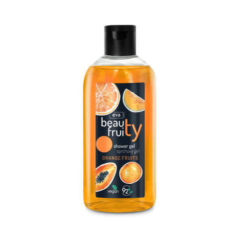 Eva Natura Beauty Fruity sprchový gel s oranžovým ovocem, 400 ml