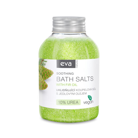 Eva Natura uklidňující koupelová sůl s jedlovým olejem, 600 g