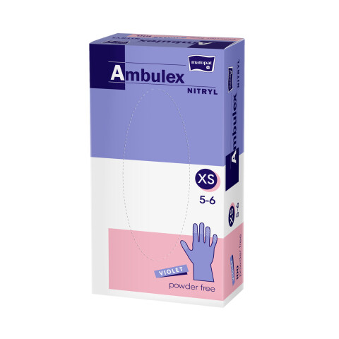 Matopat Ambulex vinylové rukavice nepudrované L, 100 ks
