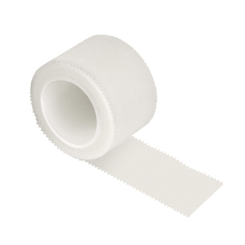 Matopat Plastofilm fixační náplast bez polštářku transparentní na cívce 2,5 cm x 9,14 m nesterilní, 12 ks