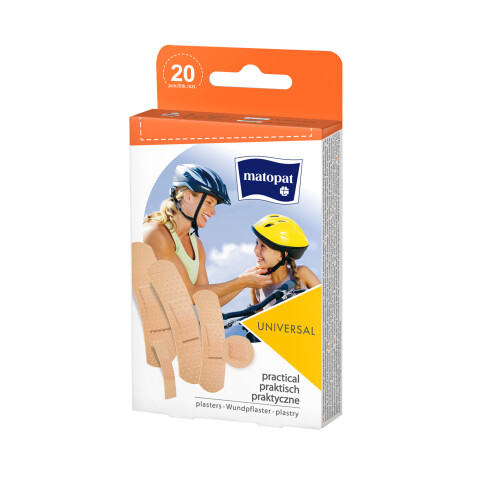 Matopat Universal náplast různé velikosti, 20 ks