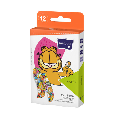 Matopat Happy náplast různé velikosti, 12 ks