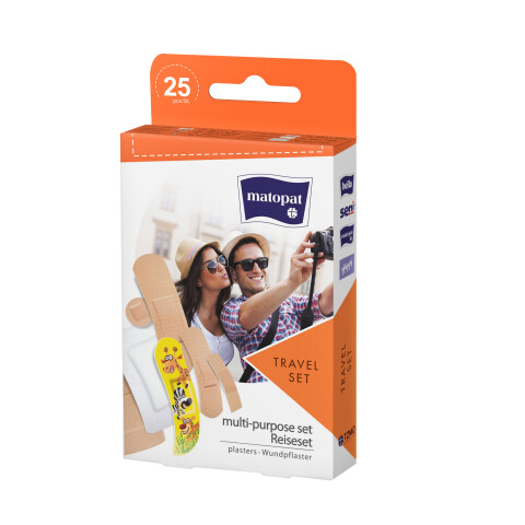 Matopat Travel náplast různé velikosti, 25 ks