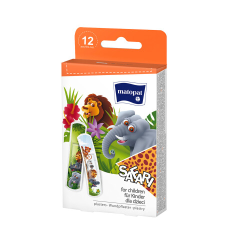 Matopat Safari náplast 19 x 76 mm, 12 ks