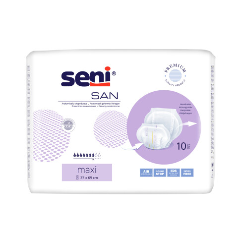 Seni San Maxi absorpční vložné pleny, 10 ks