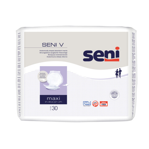 Seni V Maxi absorpční vložné pleny, 30 ks