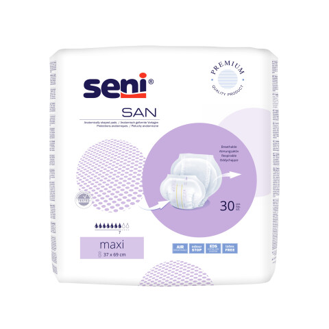 Seni San Maxi absorpční vložné pleny, 30 ks