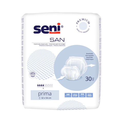 Seni San Prima absorpční vložné pleny, 30 ks