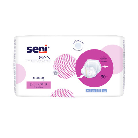 Seni San Plus Extra absorpční vložné pleny, 30 ks