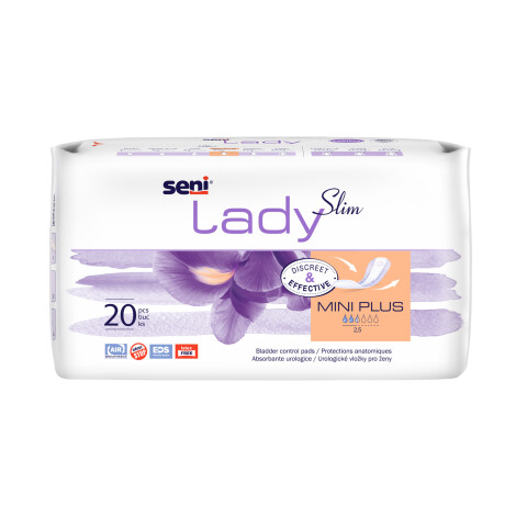 Seni Lady Slim Mini Plus absorpční vložky pro ženy, 20 ks