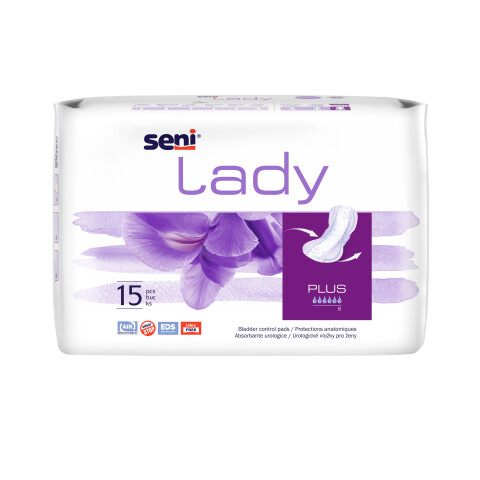 Seni Lady Plus absorpční vložky pro ženy, 15 ks