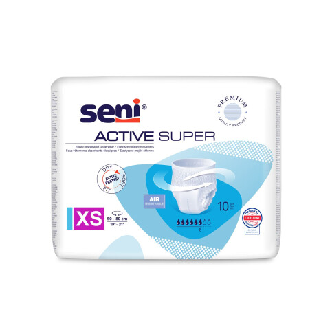 Seni Active Super absorpční natahovací kalhotky  velikost XS, 10 ks