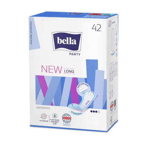 Bella Panty slipové vložky New Long, 42 ks